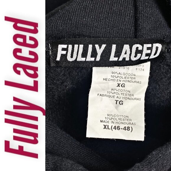 FULLY LACED Sneakerhead Logo Pullover Hoodie, Size XL - Picture 6 of 7